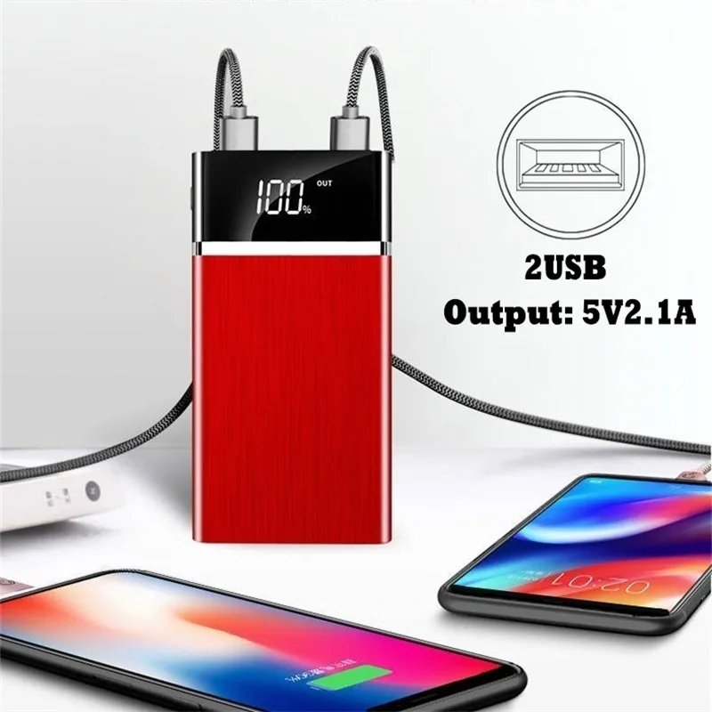 Power Bank 80000mAh Portable Phone Charger Outdoor Travel USB Powerbank Digital Display Poverbank for XiaoMi Samsung IPhone |