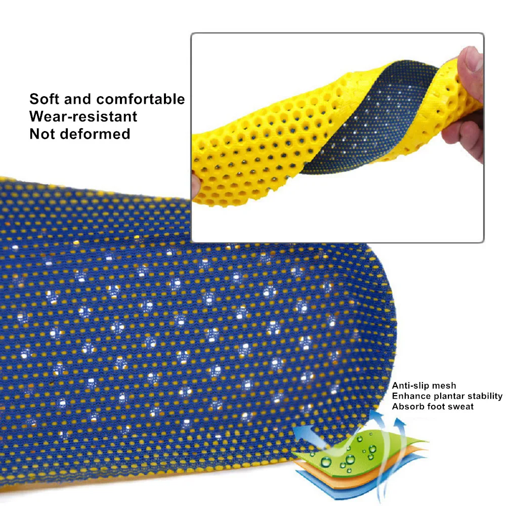 Shoe Insoles Orthopedic Insoles Breathable Shoe Insoles Water Shoes Inserts Sports Shoe Insole Replacement