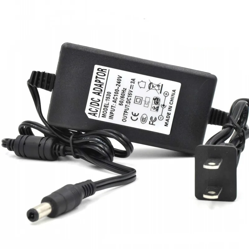 Адаптер питания для 15v3a/2a/1a/0.8a перезаряжаемые линии косметологический инструмент