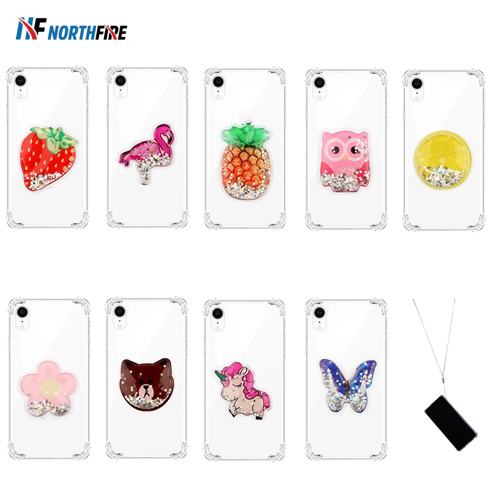 

NORTHFIRE 3D Vivd Soft ShockProof Case For Samsung S9/S10 Plus S10E J4 J6 Quicksand TPU Back Cover For Note 10 Pro M10 A80 A7