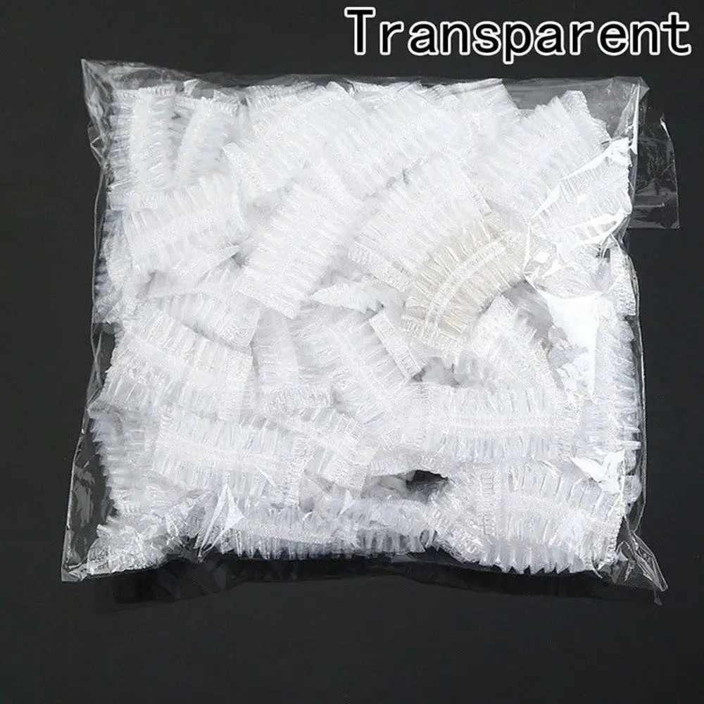 Transparent-10 pcs Прозрачный салон Ванна Душ Чистка водонепроницаемый пластиковый пакет одноразовые наушники защитные колпачки одноразовые наушники - Цвет: Transparent-10 pcs