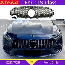 Griglia anteriore GT per mercedes classe CLS C257 W257 2019-2021 CLS300 CLS350 CLS450 CLS500 CLS coupé griglia paraurti anteriore con rete