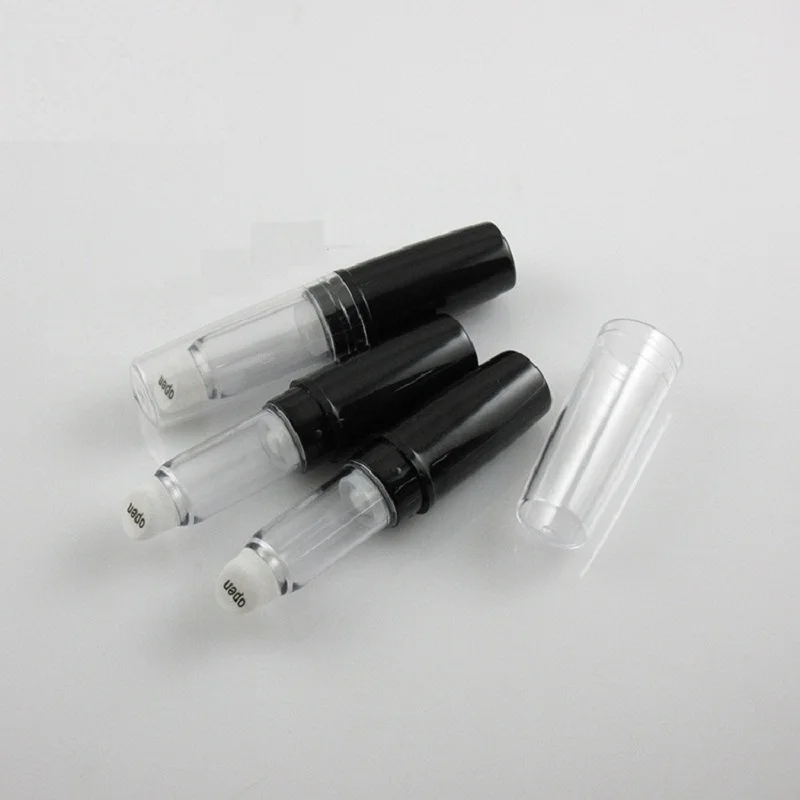 3 мл тюбик для блеска губ флаконы круглые черные косметические контейнеры