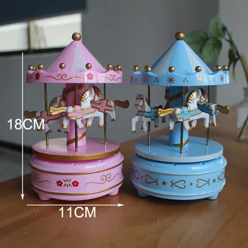 

Music Box 18cm PVC Action Figures Toys Music Box Cake Decoration Model Toys For Kids Christmas Gifts