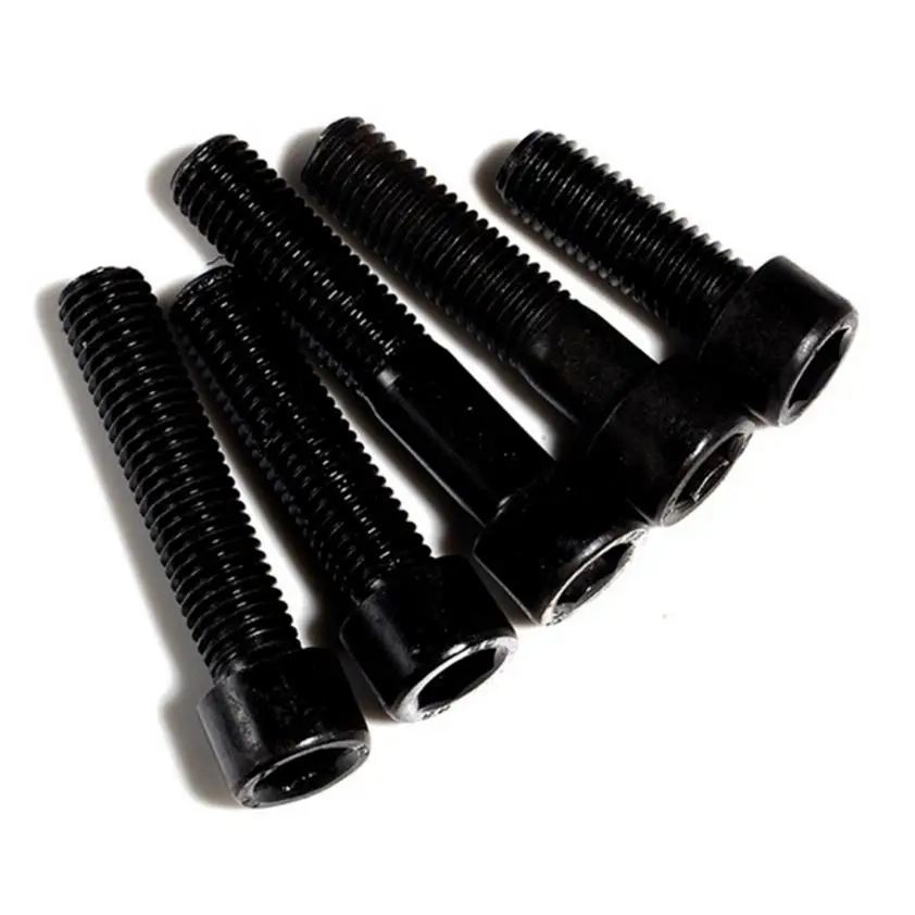 

8.8 M8 blackened HexagonsocketcapscrewsNaked Inner hexagonal bolt GB70 DIN912 ISO 4762 JIS B 1176.1