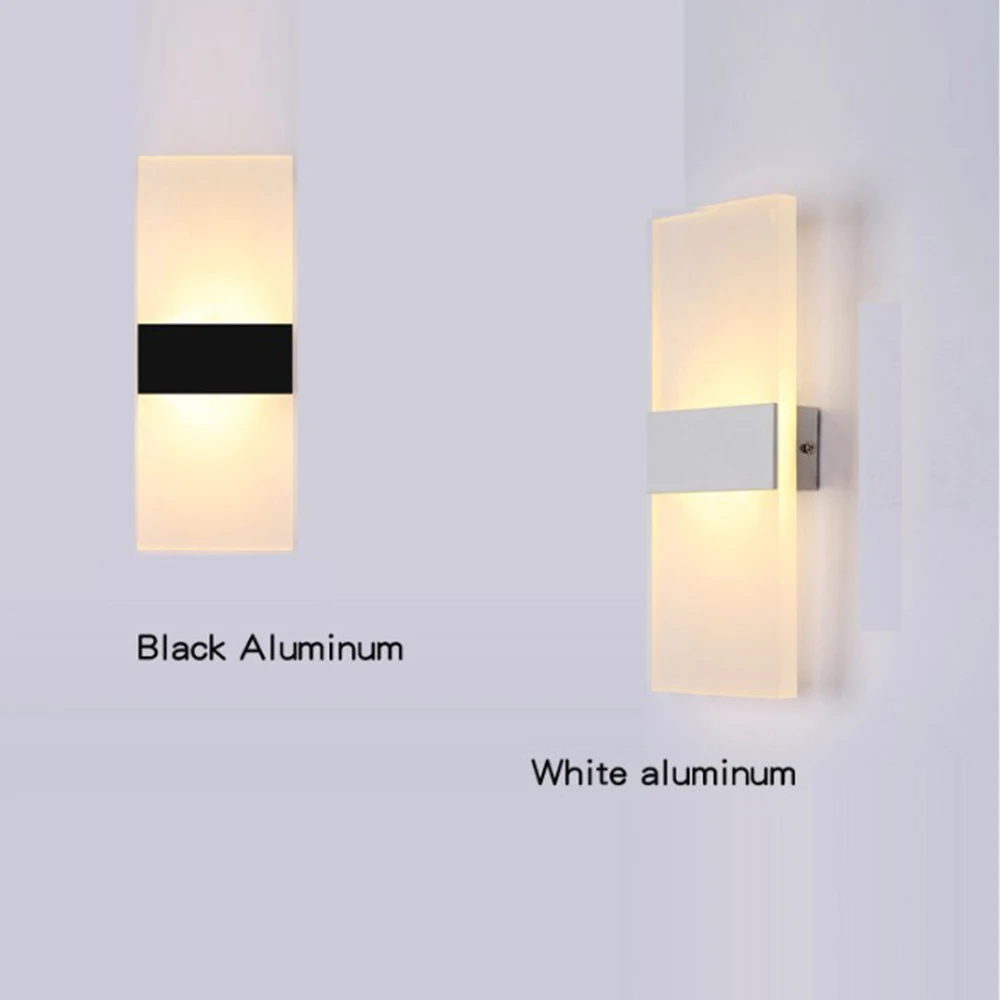 14 22 29CM LED Acrylic Wall Lamp Modern Living Room Interior Wall Lamp Bedroom Corridor Night Light Home Decoration Lamp 1