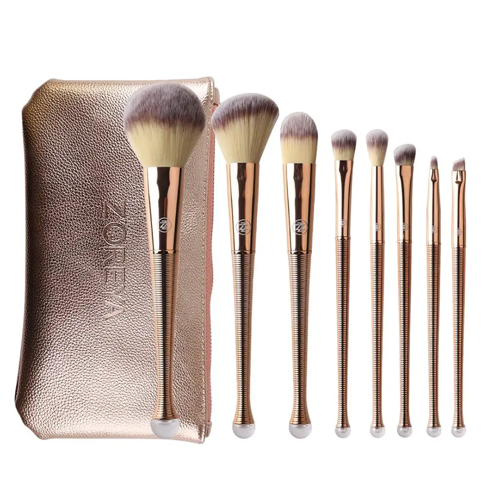 

8PCS Makeup Brushes Set Beauty Makeup Tools Eyebrow Eyeshadow Nylon Brushes for Women