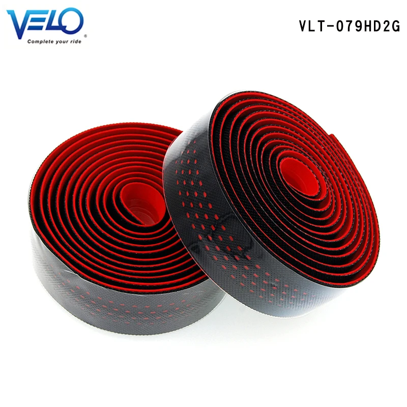 Velo VLT-079HD2G, руль для шоссейного велосипеда, велосипедная лента, нескользящая, амортизирующая, впитывающая пот, велосипедная ручка, ремень, запчасти