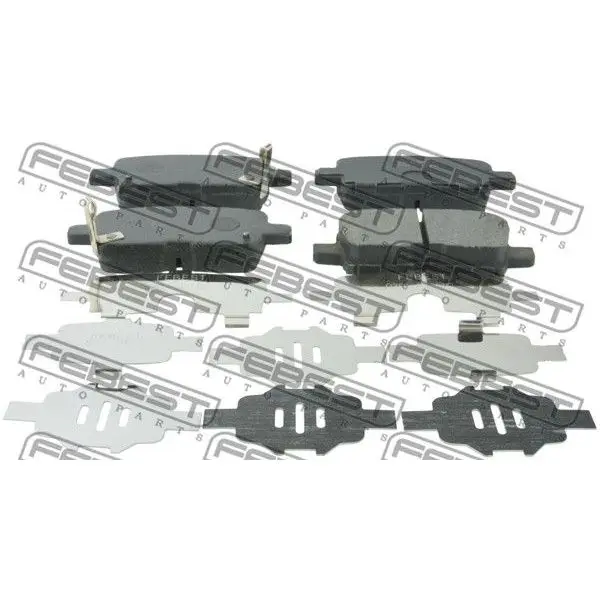 Колодки задние HONDA MR-V 2003-2008 0301-MRVR FEBEST 0301MRVR