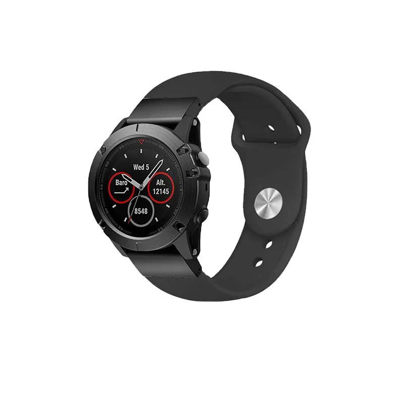 22 мм силиконовый ремешок для часов Garmin Instinct fenix 5 5 plus 6 6 Pro ремешок Смарт часы Спорт на открытом воздухе мягкий браслет quick fit