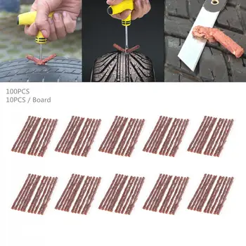 

100PCS Universal 100 x 3.5 mm Car Tire Repair Tools Anti Corrosion Tyre Fast Repairing Rubber Strips for Auto Motorcycle Bicycle