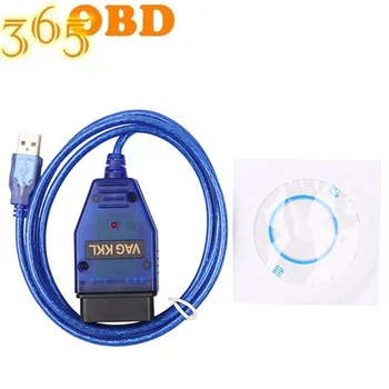 

Car Auto USB VAG-COM Interface Cable KKL VAG-COM 409.1 OBD2 II Diagnostic Scanner Cable Aux for VAG COM Interface For vag kkl