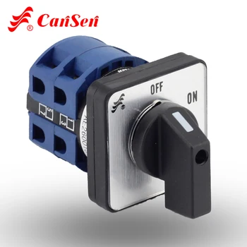 

CANSEN LW26-25 K&N CA20 25A Rotary Cam Switch OFF-ON 2 position 3 Poles 6 terminals / 4 Poles 8 terminals Maintenance Switch
