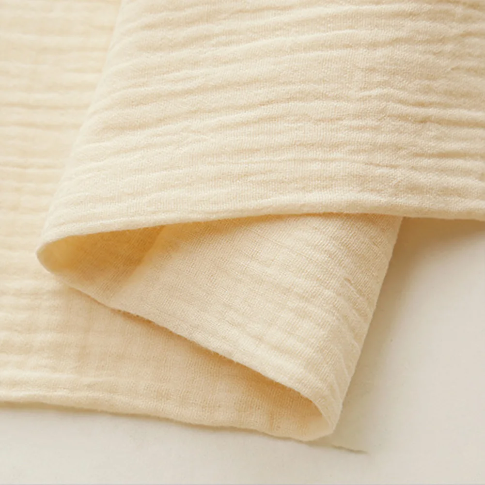 Бамбук мягкая Одежда Ремесло пошив швейной ткани креп Slub модное платье ручной работы двойной хлопок лен теплый домашний текстиль