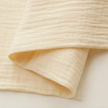 Бамбук мягкая Одежда Ремесло пошив швейной ткани креп Slub модное платье ручной работы двойной хлопок лен теплый домашний текстиль