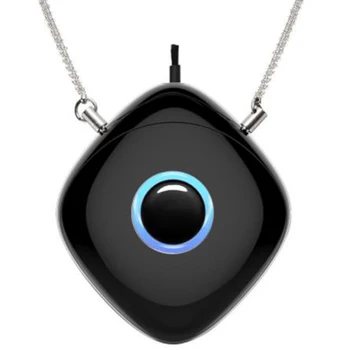 

Wearable Air Purifier Necklace Personal Air Cleaner Around Neck Negative Ion Generator for Travel Office