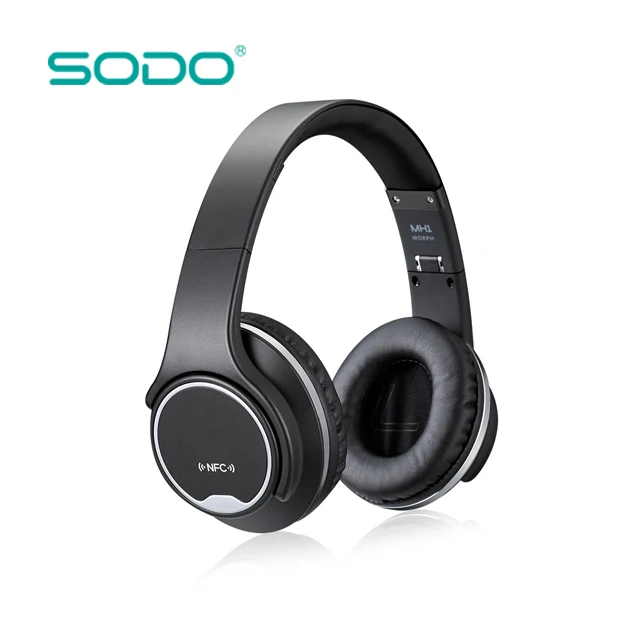 

SODO NFC Wireless Bluetooth Headphone Twist-out Speaker wireless External headphone with microphone Foldable Bluetooth Headset