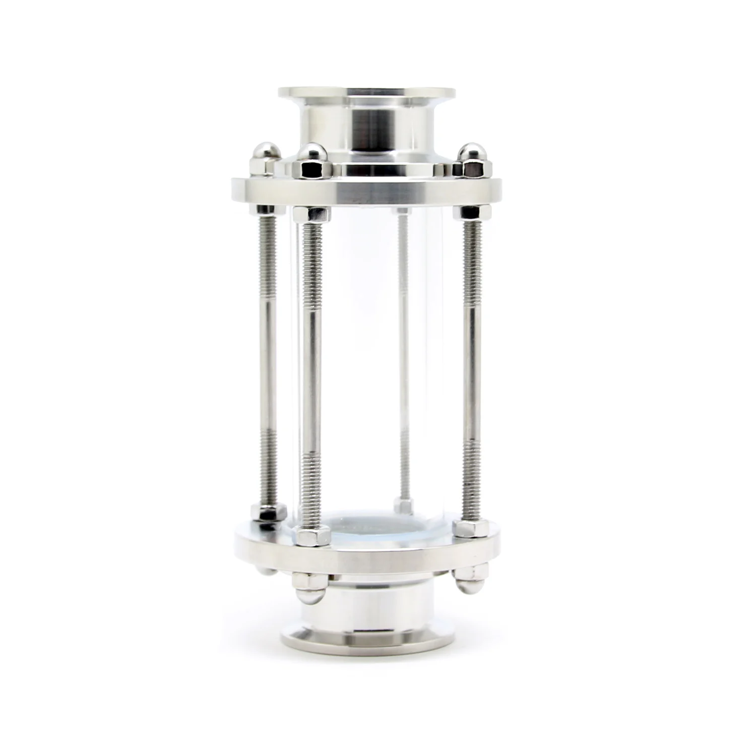 Tri Clamp Sanitary Flow Sight Glass In line flow indicater SS304 Stainless Steel Fitting Homebrew Diary Product