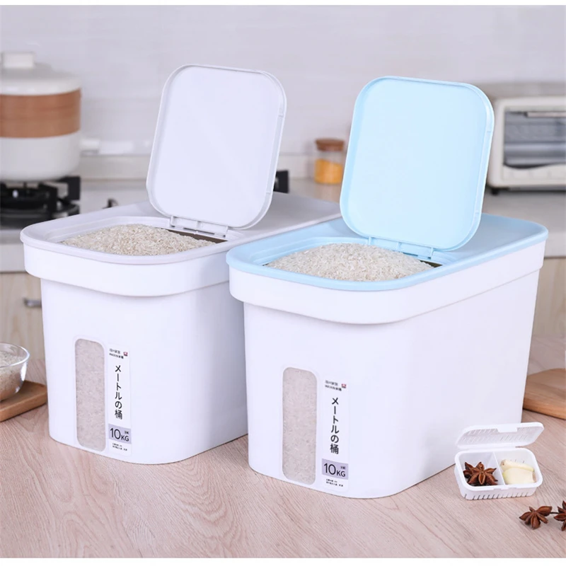 10 кг рисовый герметичный ящик для хранения большой емкости зернистая мука