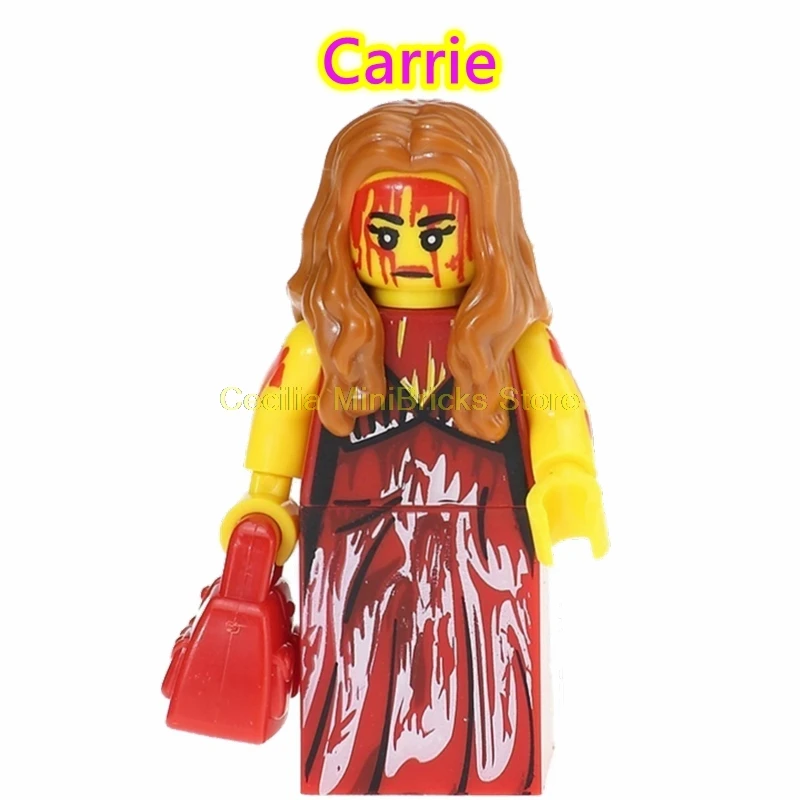 Carrie Хэллоуин фильм инопланетянин фигура хищника строительные блоки модель капитан Марвел танос игрушки подарок на день рождения лего technic Creator друзья - Цвет: Carrie