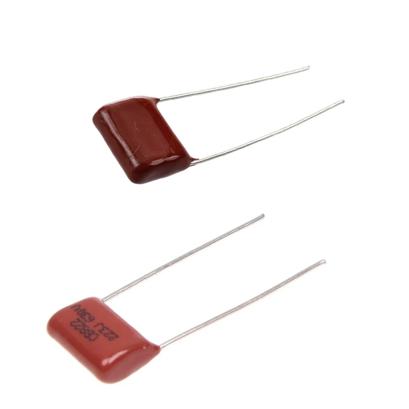 20Pcs Cbb22 5% Metallized Polypropylene Film Capacitors- 10Pcs 400V 0.1Uf& 10Pcs 630V 0.022Uf