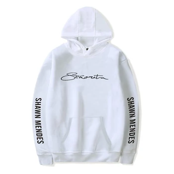 

Autumn new couple casual hooded sweatshirt print shawn mendes-Senorita hoodie men/women white sunshine fashion hoodies hot sale
