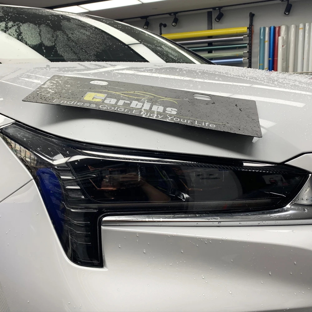 Прозрачная защитная пленка для автомобильных фар светодиодная