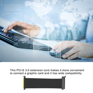 Image 5 - PCI E 16x3.0 uzatma kablosu grafik kartı genişletici kablo PCI E kablosu PCI Express bağlayıcı kablo yükseltici kartı 15/20/30/40cm