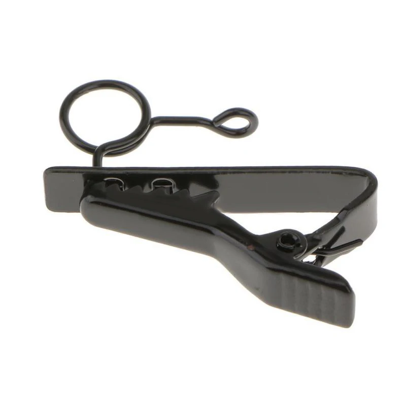 

2Pcs Microphone Tie Clips Black For Lavalier Sennheiser ME2 Lavalier Sennheiser ME2 Replacement Metal Replacement Tool