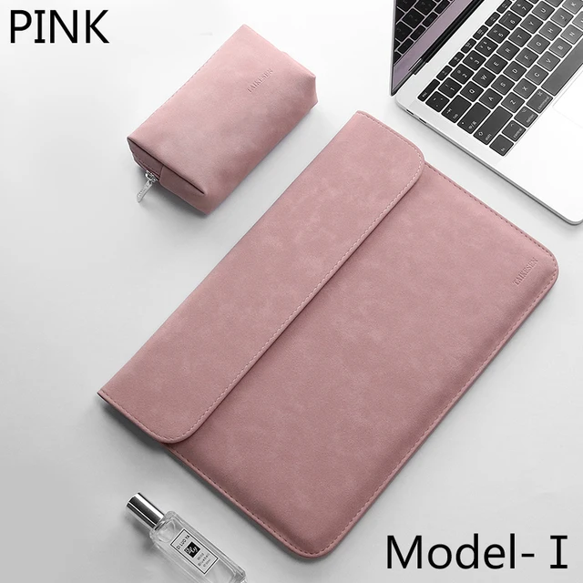 Laptop Sleeve For Macbook Air 13 Case M1 Pro Retina 13.3 11 14 16 15 XiaoMi 15.6 Notebook Cover Huawei Matebook Shell laptop bag PINK