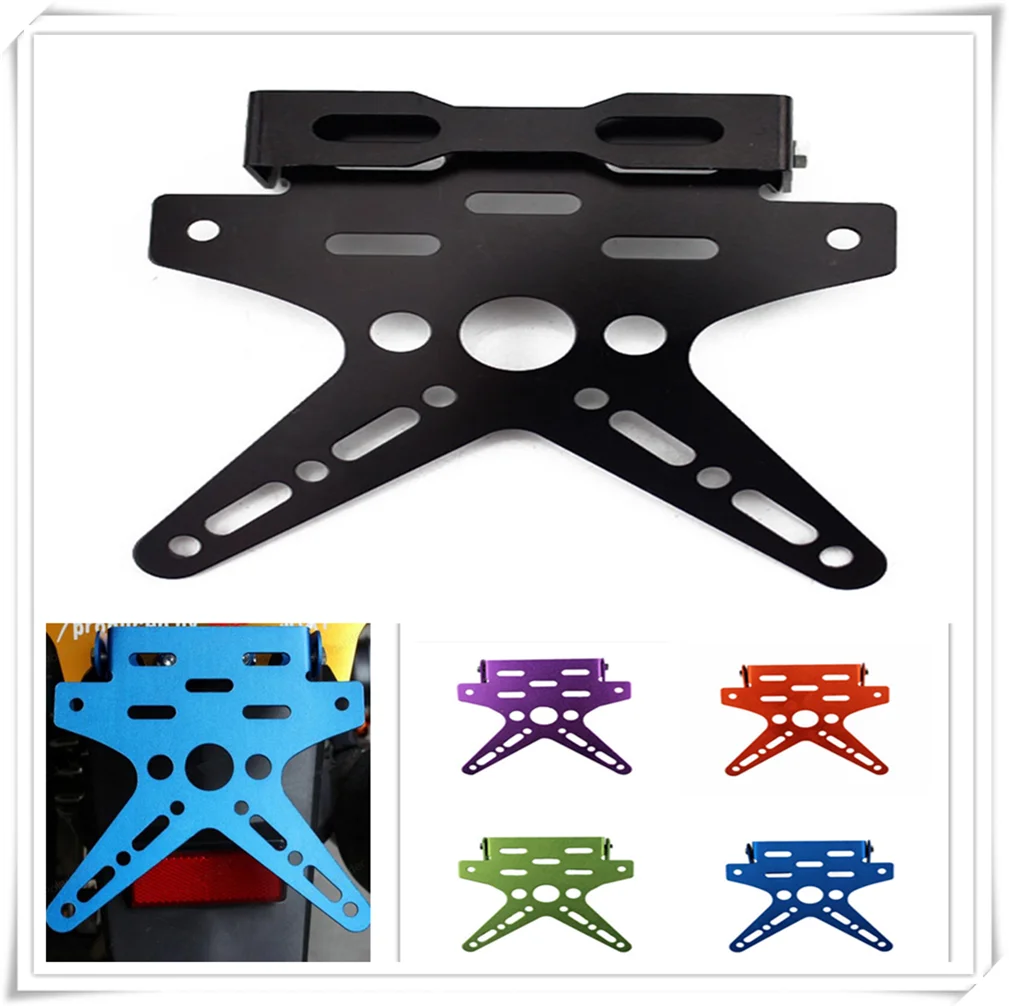 

Motorcycle License Holder Mount Bracket Registration Number Plate FOR Kawasaki NINJA 300 250R ZX636R ZX6RR 400R CONCOURS