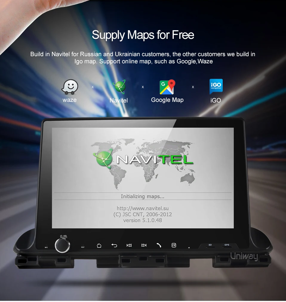Sale Uniway ASLT9071 android 9.0 car dvd for Kia CERATO K3 2018 2019 video radio player gps navigation with steering wheel car stereo 10