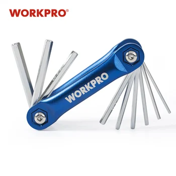 

WORKPRO SAE Folding Hex Key Metric Torx Key Set Wrench Spanner Set
