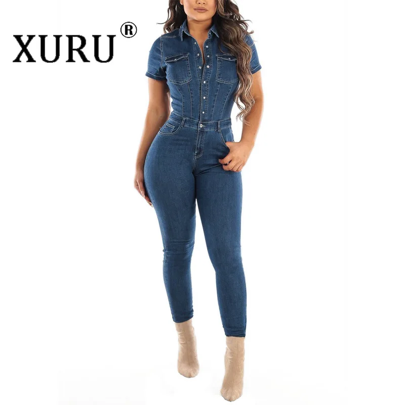 Sexy Denim Jumpsuit - AliExpress 