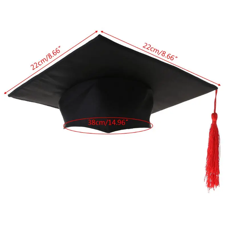 Baby Hat Photography Photo Commemorative Memorial Doctor Cap Funny Cute Costume Props Kids Newborn Souvenir Tassel Cosplay Decor