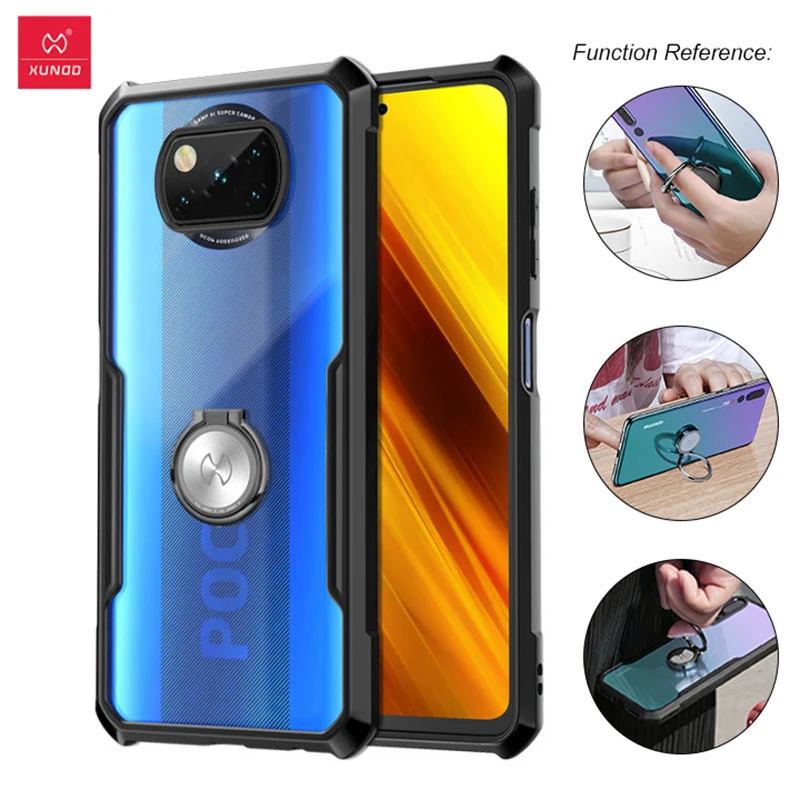 Чехол Xundd для Xiaomi POCO X3 NFC чехол телефона x3 противоударный прозрачный X3|Бамперы| |