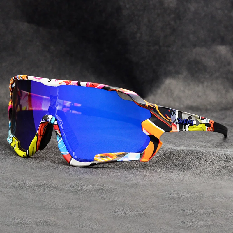 UV400 MTB Road Bike Glasses Brand Outdoor Sports Sunglasses Cycling Eyewear Men Women Gafas Ciclismo TR90 1 Lens Cycling Glasses