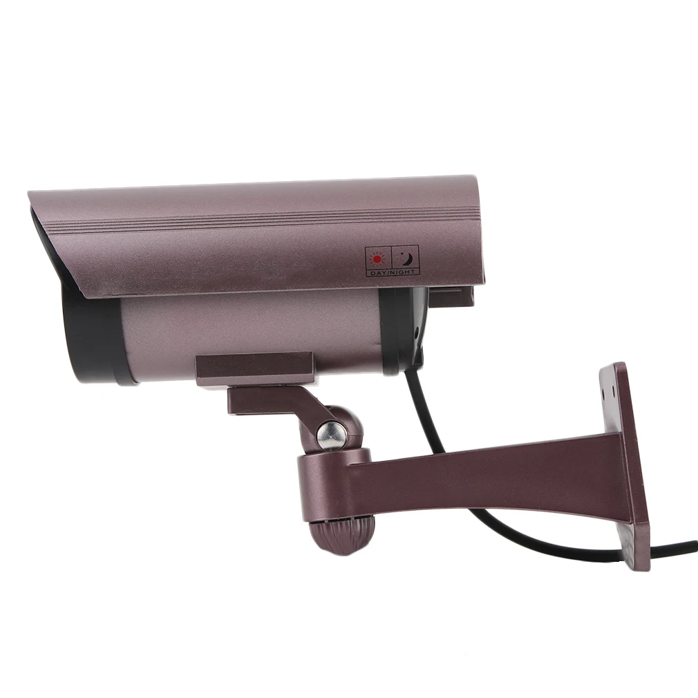 Пустышка камера водонепроницаемая домашняя камера видеонаблюдения светодиодный светильник-вспышка наружная камера