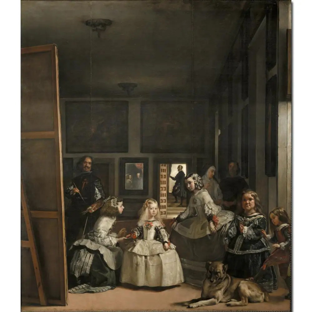 Dipinti Su Tela Per Soggiorno Las Meninas Diego Velazquez Mano Di Alta Qualità Dipinto