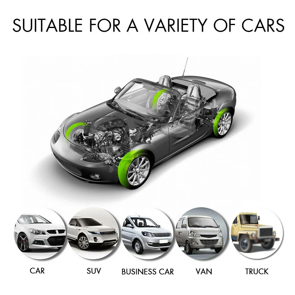 

Displayer Solar Wireless TPMS LCD Tire Pressure Monitoring System +4 External Sensor BAR/PSI TPMS Accessories