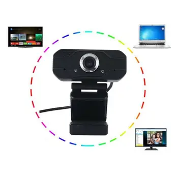 

1080P HD Live Teaching Webcam Built-In Microphone Specialized Optical Lens Auto White Balance Auto Color Correction