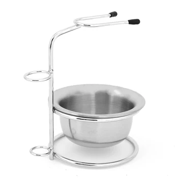 

Tool Soap Bowl Shaving Set Brush Facial Cleaning Kit 2 In 1 Men Home Dry Wet Holder Travel Razor Stand Gift