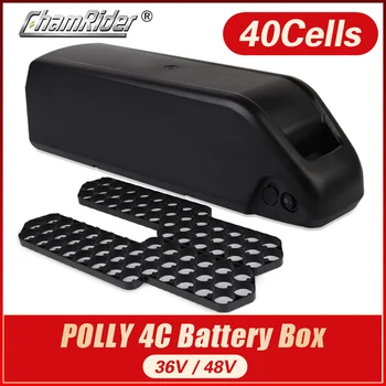 Scatola batteria per bici elettrica, custodia per batteria, tubo obliquo, Downtube, E-Bike, strisce di nichel, 21700 celle, 10 s4p, 13 s3p