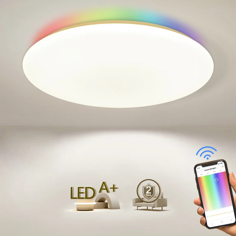 Yeelight Arwen Ceiling Light 2021 New Design RGB Ambient Light 50W 220V 450/550C For Google Home Alexa SmartThings