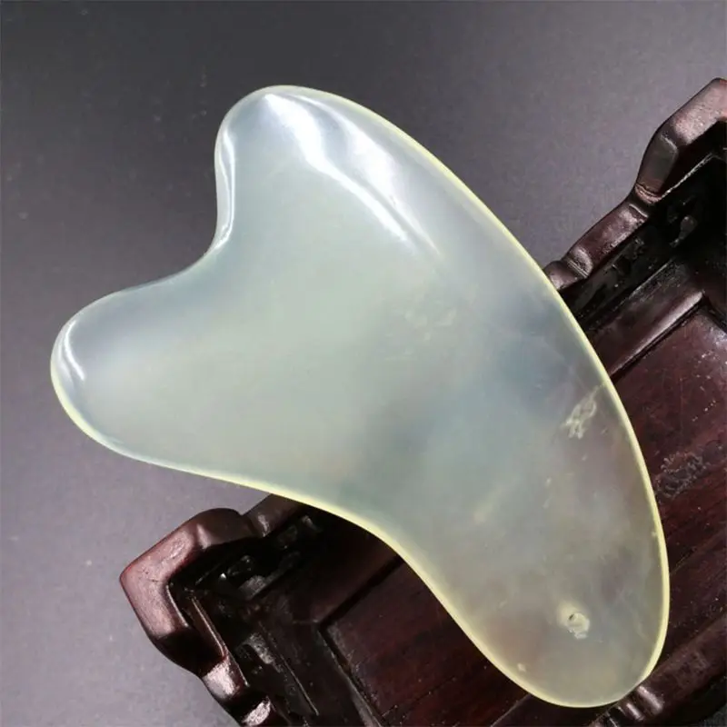1 шт. лучший Jade Gua Sha соскабливание массажный инструмент ручной работы Jade Guasha доска