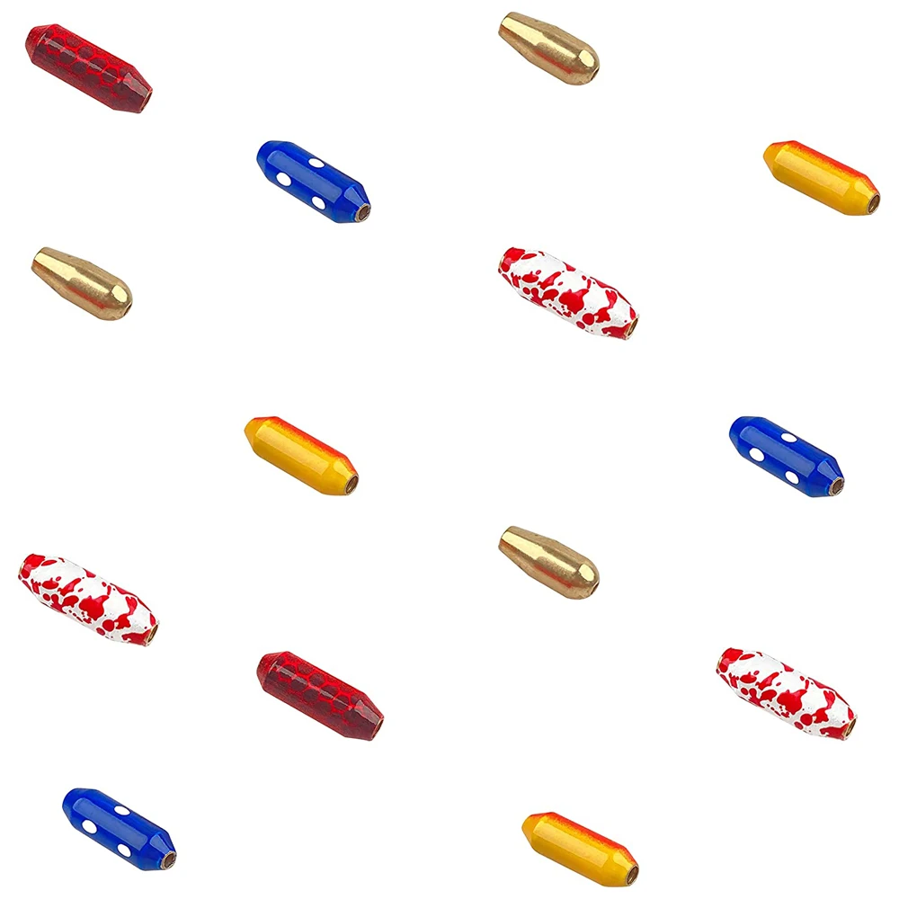 20Pcs Messing Angeln Spinner Köder Angeln Sinker Spinner köder Gewichte Slip Bullet Sinker Inline Spinner Zubehör – Detail 4