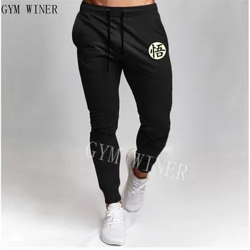 

Casual Funny Print Dragon Ball Goku Mens Pants Cotton Autumn Winter Gray Men Joggers Sweatpants Plus Size Black Trouser pantalon