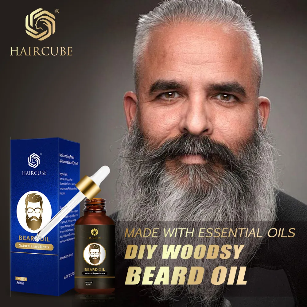 Haircube мужское масло для быстрого роста бороды натуральный Усилитель более густое