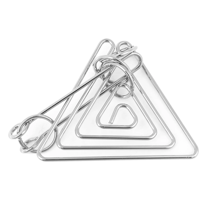 Challenging Metal Triangular Ring Puzzle Brain Teaser Game for Adults Kids | Игрушки и хобби