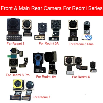 

5piece Main Camera For Xiaomi Redmi 5 5A 6 6A 7 Pro Plus Rear Back Big Samll Facing Camera Flex Cable Repair Parts